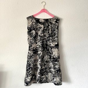 Handmade Floral Sleeveless Sheath Dress Size Medium